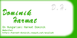 dominik harmat business card